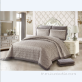 Literie en textile de maison lourde en chenille Literie en jacquard